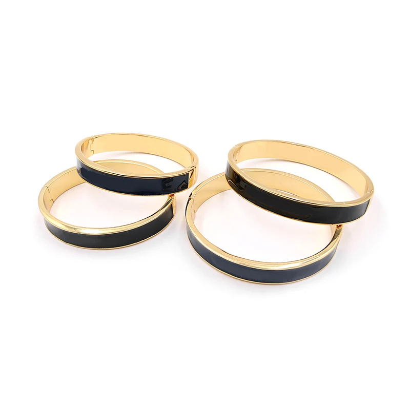 Gold vergulde openingsglazuur Brassarmband
