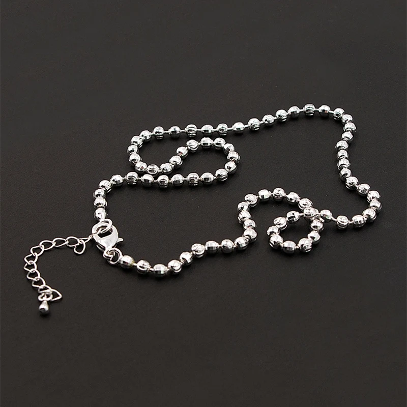 Eenvoudige gefacetteerde balketting ketting