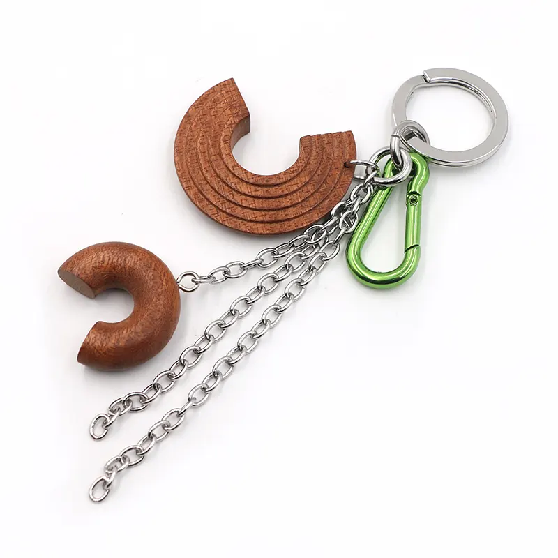 Houten sleutelhanger